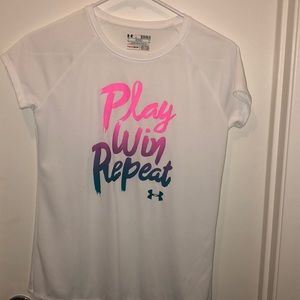 Under armor white t-shirt